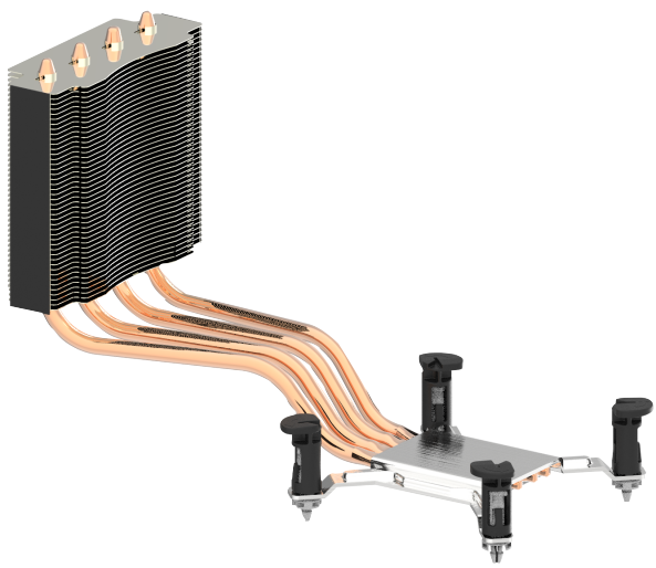 Industriell kontroll L-type varmerørsradiator