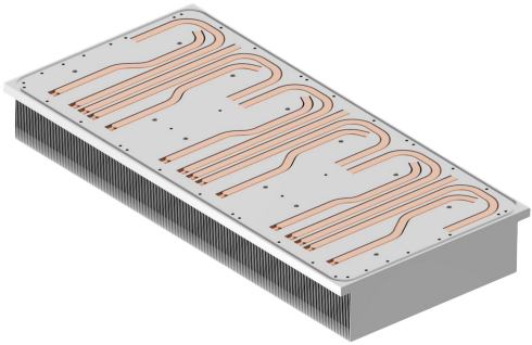 Inverter og annen varmerørsradiator