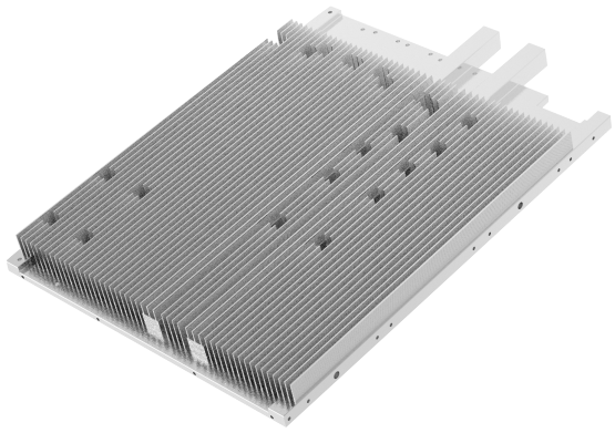 Kjøleradiator i aluminiumslegering