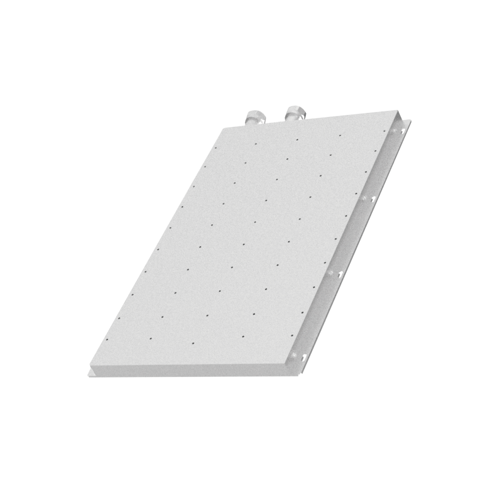 Smidd intern kanal av aluminiumslegering v&aelig;skekj&oslash;lt radiator