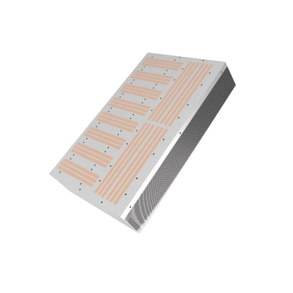 Skived finne og varmer&oslash;r-integrert aluminiumslegering luftkj&oslash;lt radiator